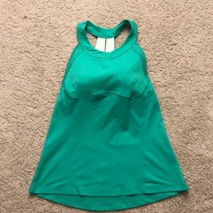 Green Lululemon Tank Top
